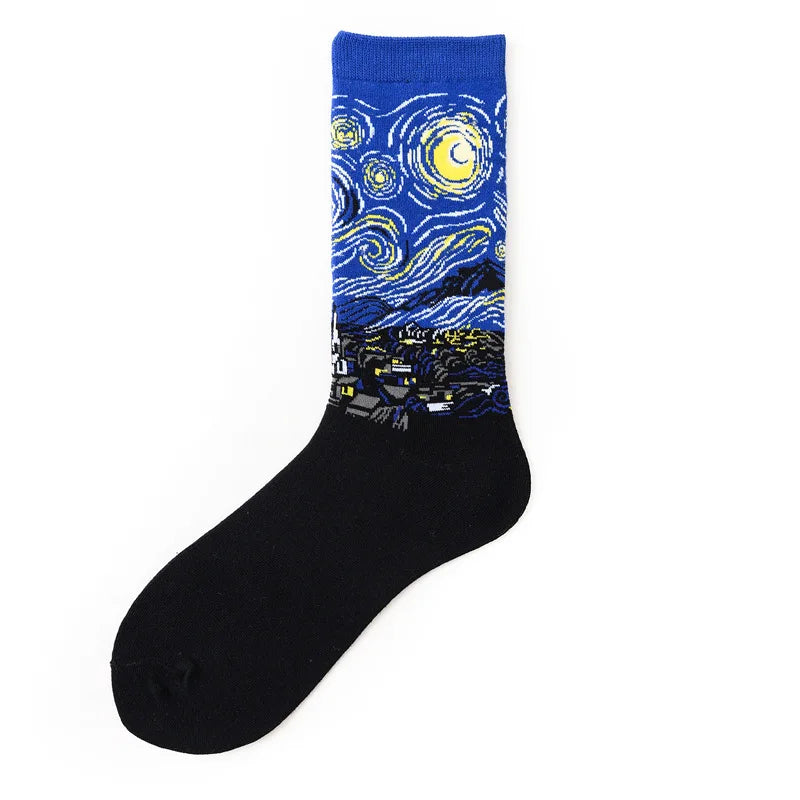 World Famous Painting Female Happy Socks