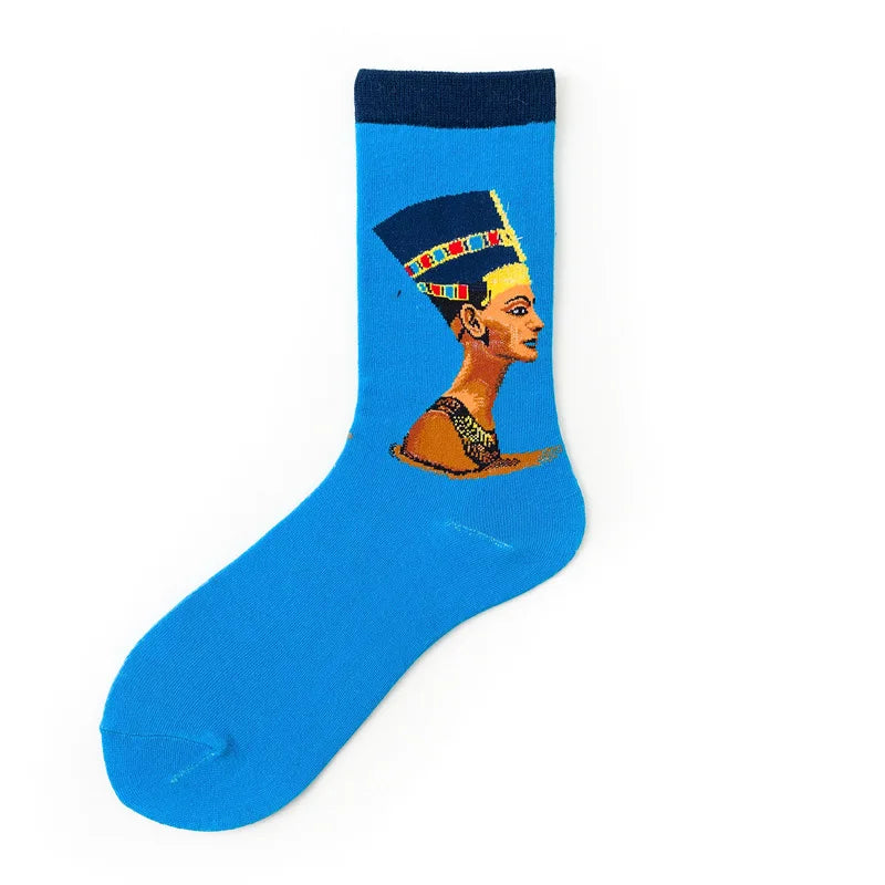 World Famous Painting Female Happy Socks