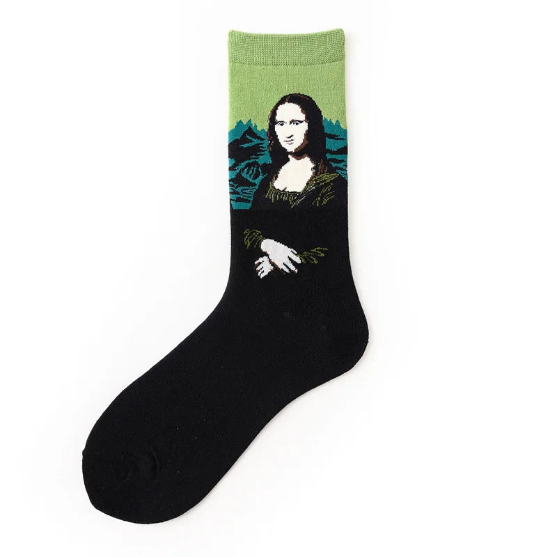 World Famous Painting Female Happy Socks