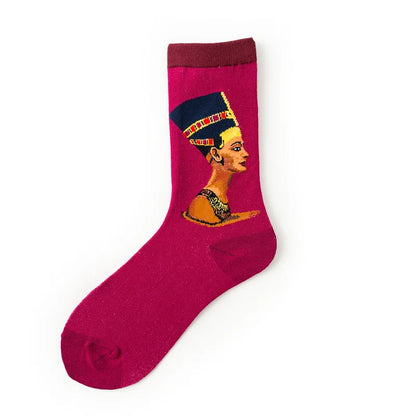 World Famous Painting Female Happy Socks