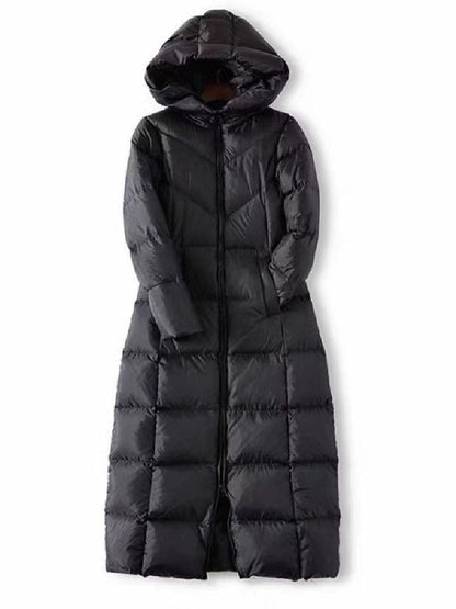 Women's Over-the-Knee to Ankle Lightweight Warm down Jacket