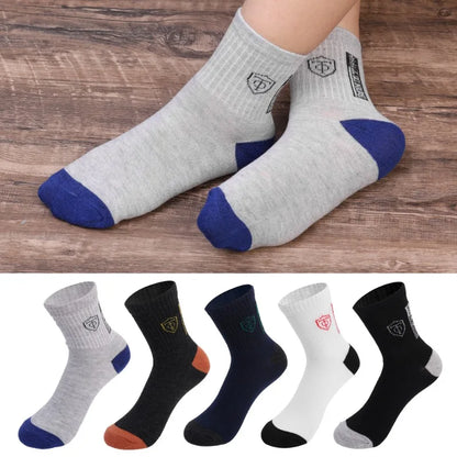 10 Pairs Breathable Cotton Sports Men Socks