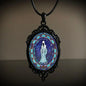 Gothic Vintage  Quartz  Pendant Necklace