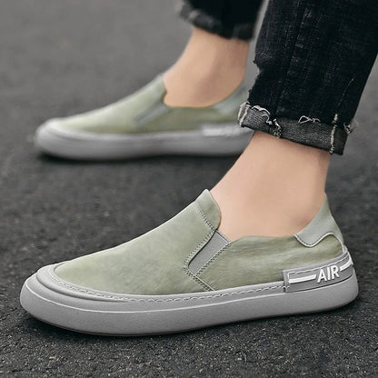 Men Sneakers Light Ice Silk Cloth Casual Shoes Breathable