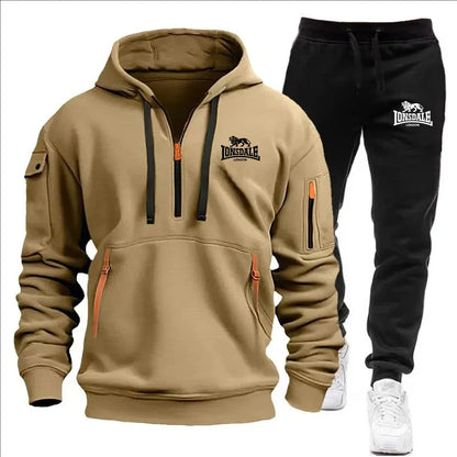 Sports Tracksuit Jogging Men's Casual Sweatshirt hoody Suit for Men High Quality