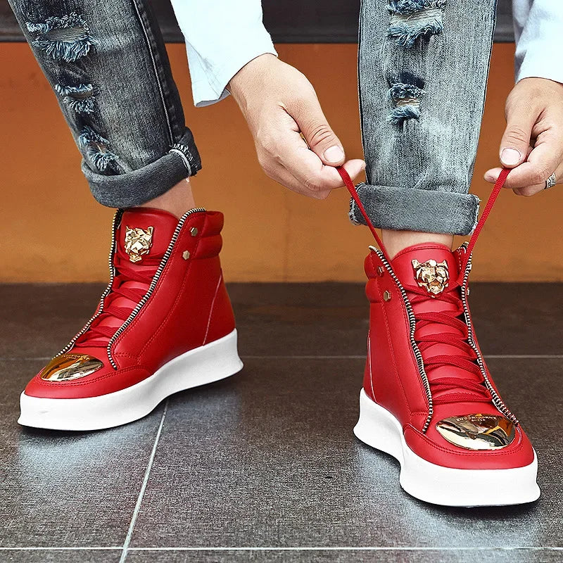 High Top Casual Men Sneakers