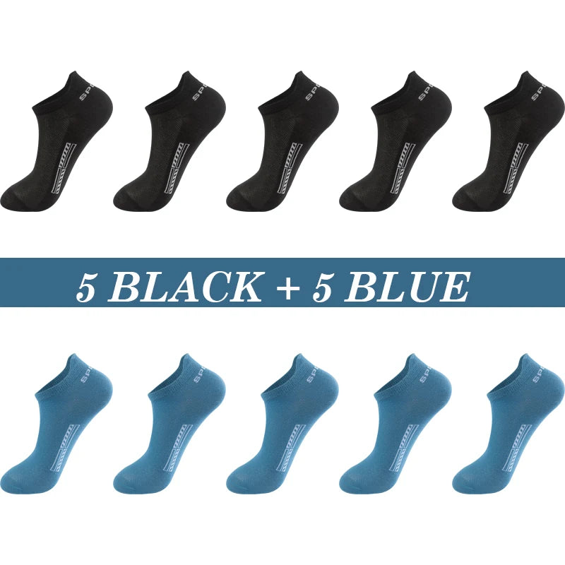 High Quality 10Pairs Men Socks Cotton Size 39-48