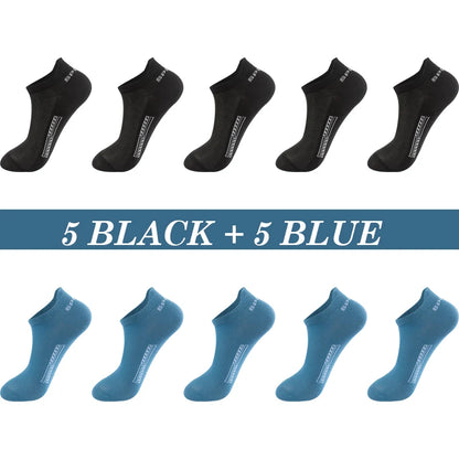 High Quality 10Pairs Men Socks Cotton Size 39-48