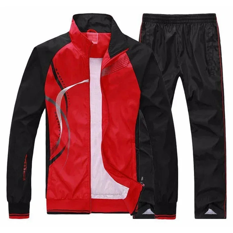 Men's Casual Tracksuit 2 Pieces Jacket + Sweatpants