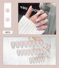 24 Pcs Press on Nails Glossy Reusable Nails