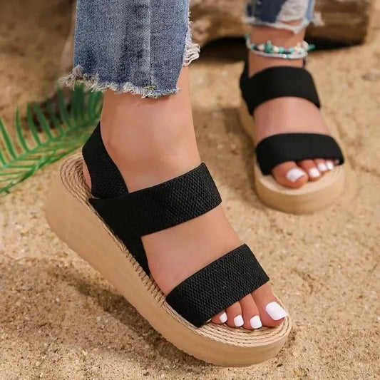 Anti-slip wear-resistant soft soled sandals