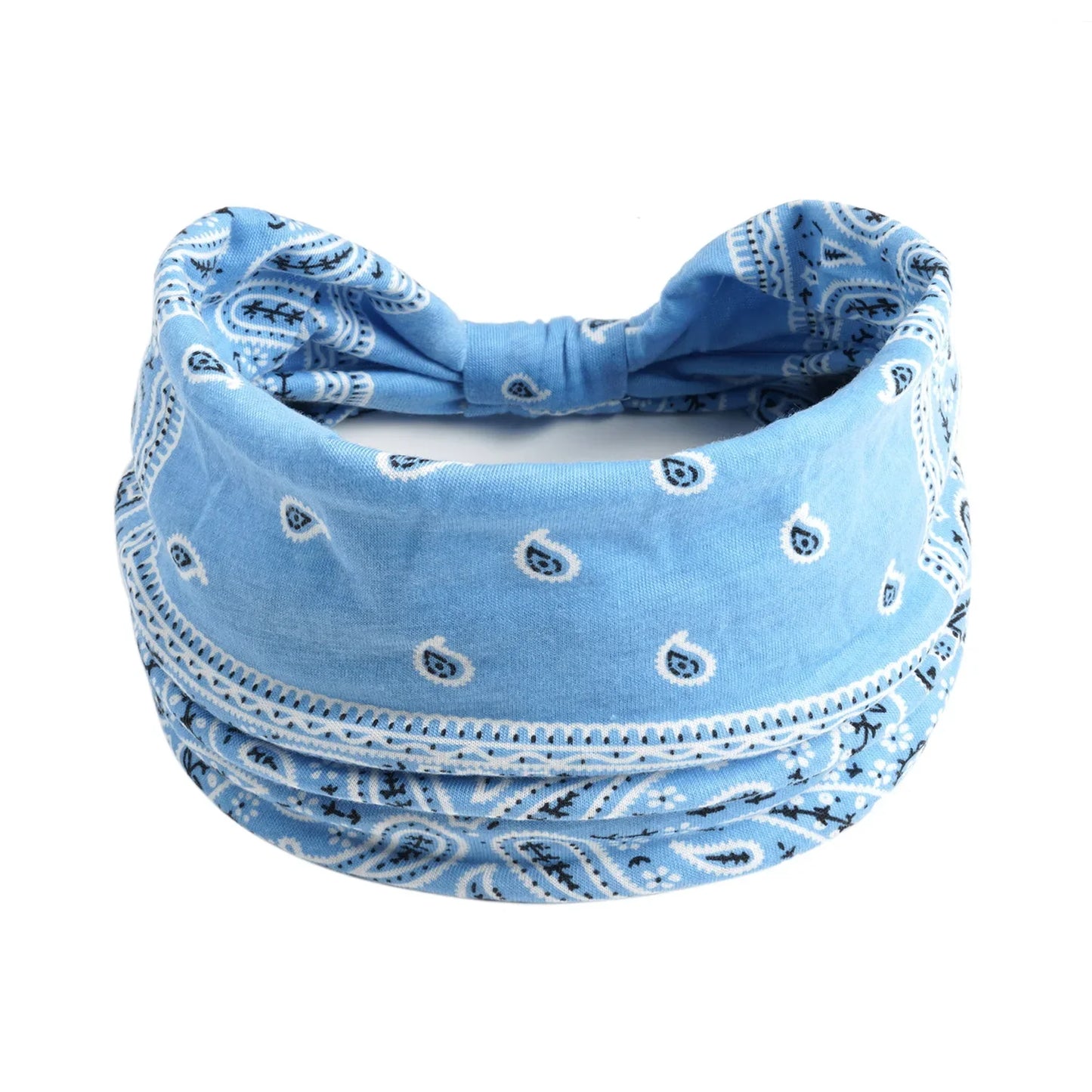 African Headbands for Women and Girls Printed Headwraps Elastic Turban Headscarfs Accessories