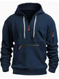 Men's hoodie fashion casual sports hoodie long sleeve trendy thick outdoor pullover