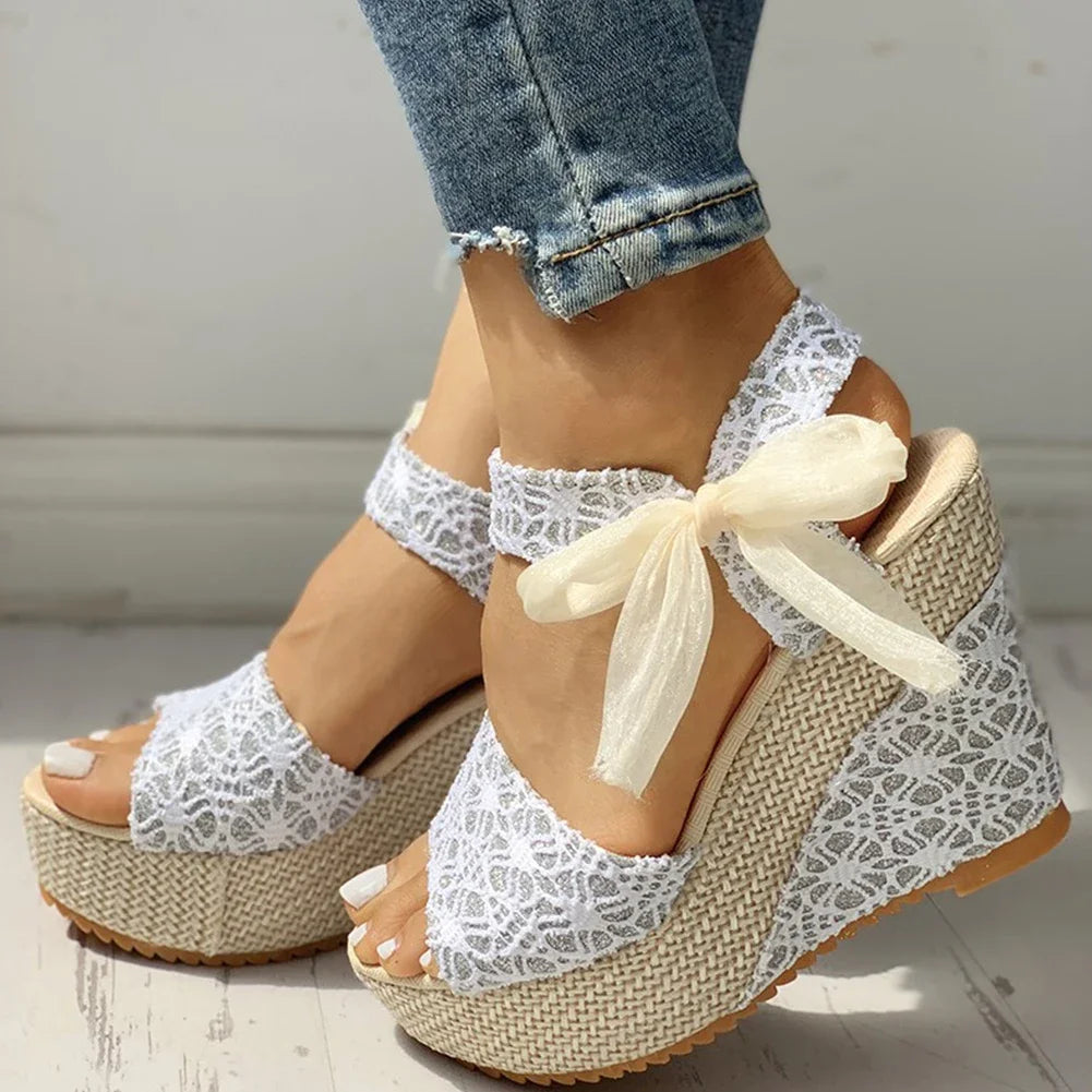 Wedges Heeled Women High Heels Shoes Woman