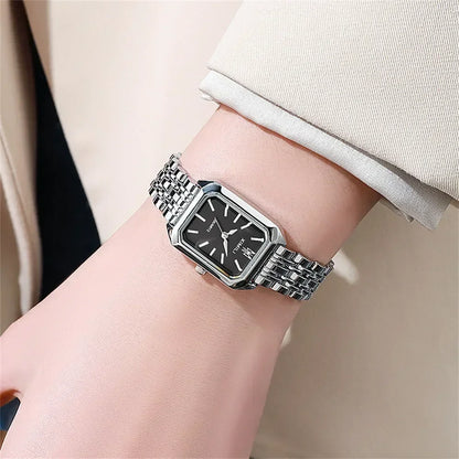 Stainless Steel Ladies Business Quartz Wristwatches