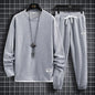 Casual Sports 2-piece Set Long Sleeve Trousers Fashionable Branded Men's Suit