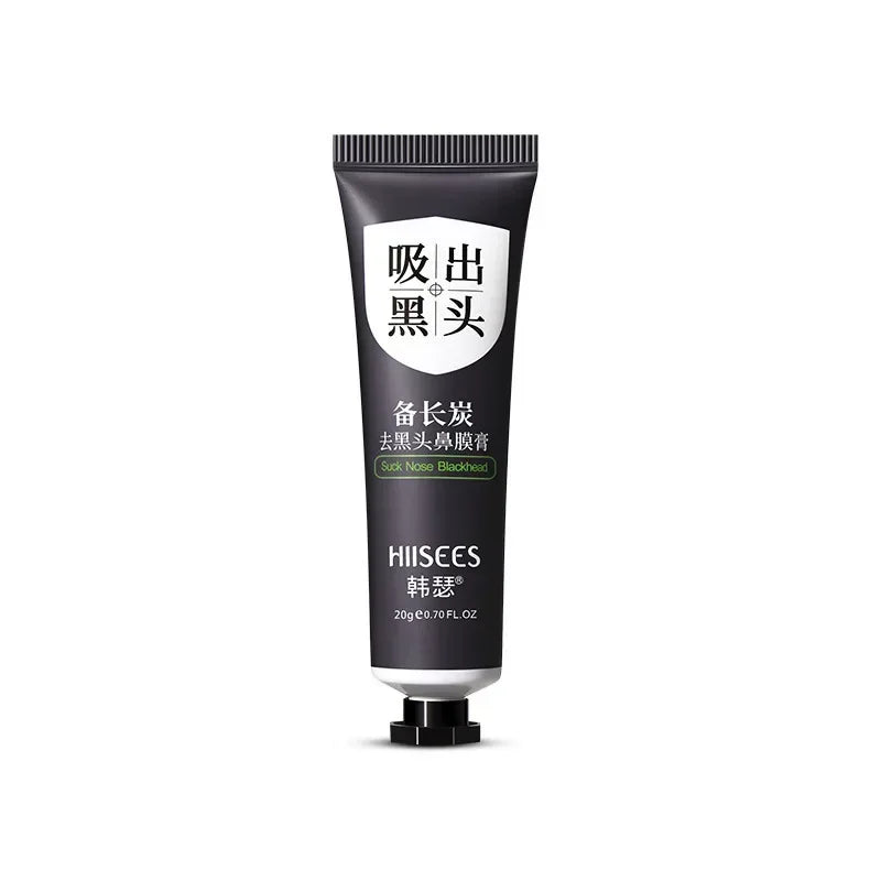 Bamboo Carbon Black Mud Facial Mask Active Deep Cleansing Oil-Control Purifying Remove Blackhead Nose Acne Remover