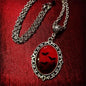 Gothic Vintage  Quartz  Pendant Necklace