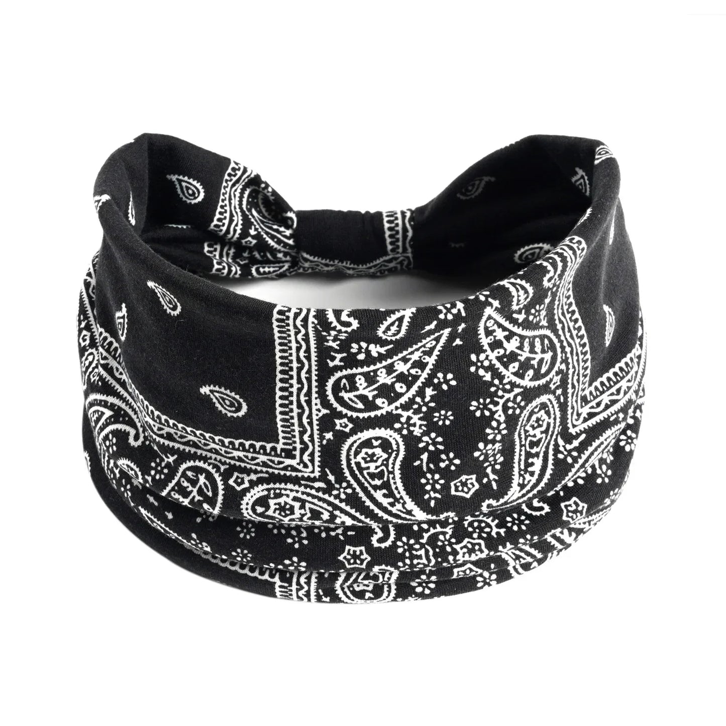 African Headbands for Women and Girls Printed Headwraps Elastic Turban Headscarfs Accessories