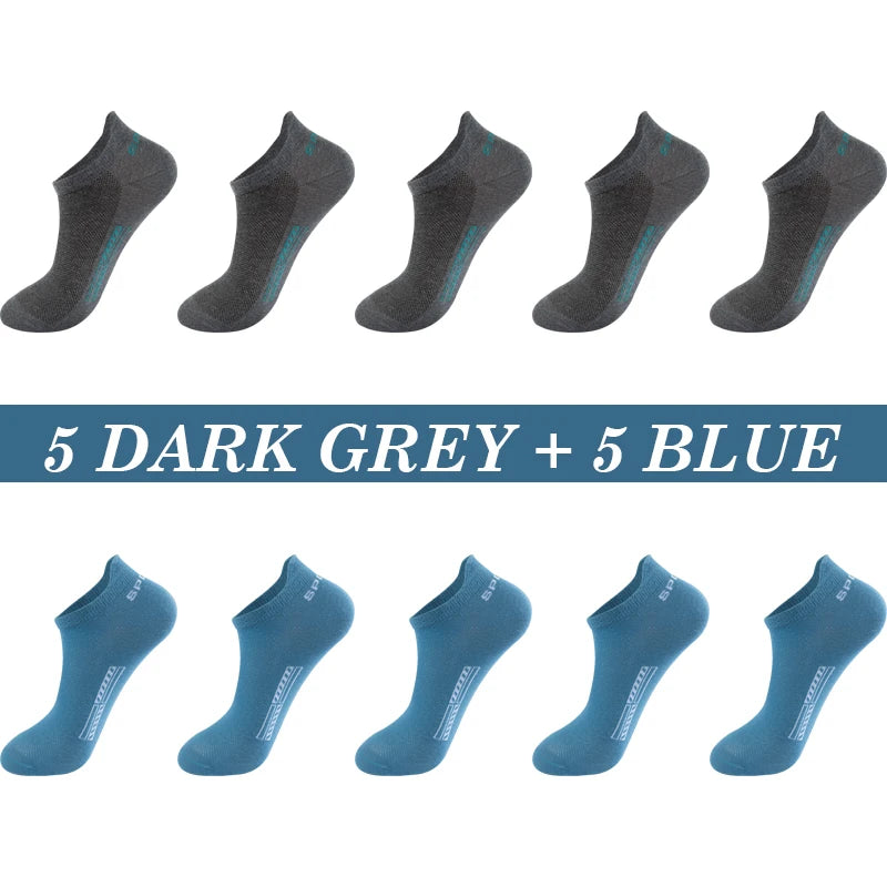 High Quality 10Pairs Men Socks Cotton Size 39-48