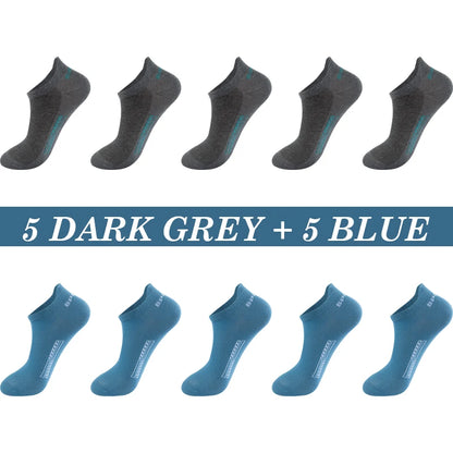 High Quality 10Pairs Men Socks Cotton Size 39-48