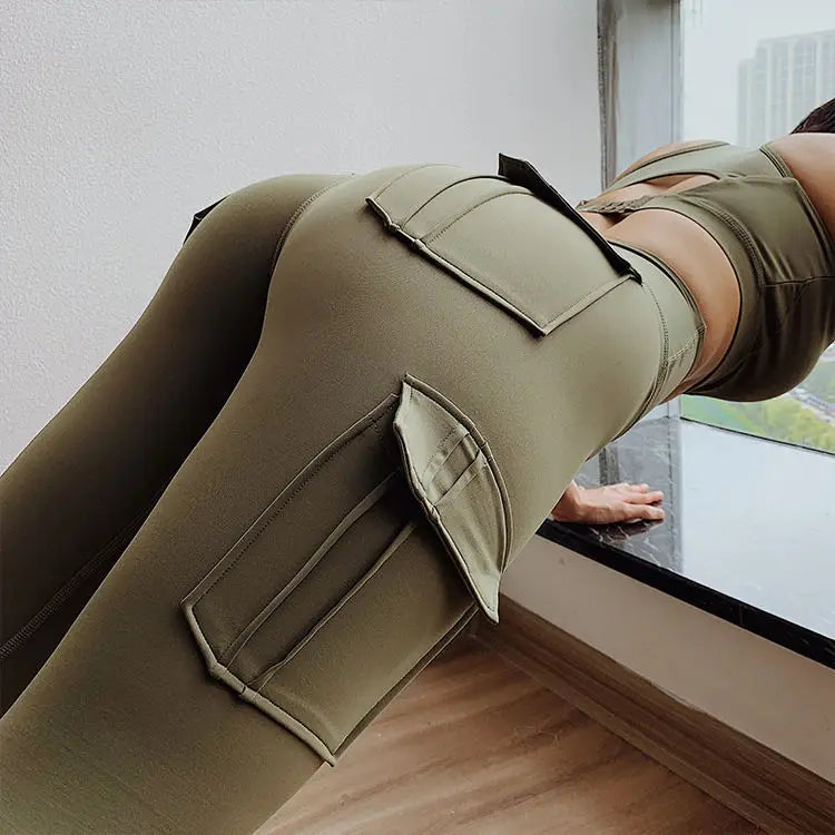 Casual Push Up Cargo Leggings Jeggings