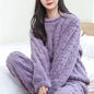 2-Piece Sleepwear Set Stylish Comfortable Pullover Pants