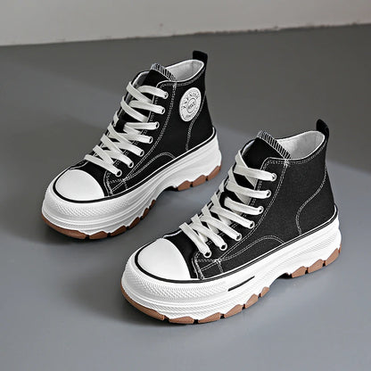 High Top Lace-Up Non-slip Canvas