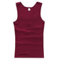 Pure Cotton Sleeveless Men's Basic Elastic Fitness Clothes Muscle Vest