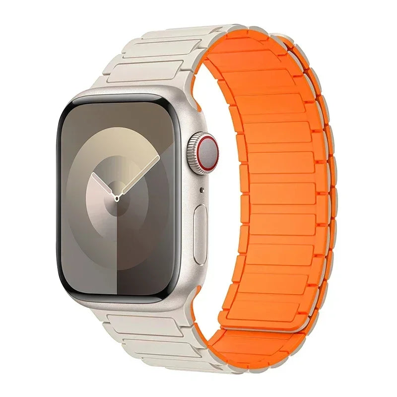 Magnetic Loop Silicone Bracelet iWatch sultra 2 strap