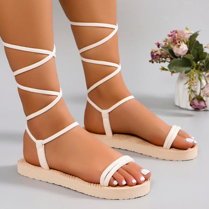 Anti-slip wear comfortable lightweight soft soled strappy sandals