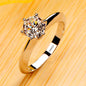 Never Fade 18K White Gold Color Ring Solitaire 2 Carat