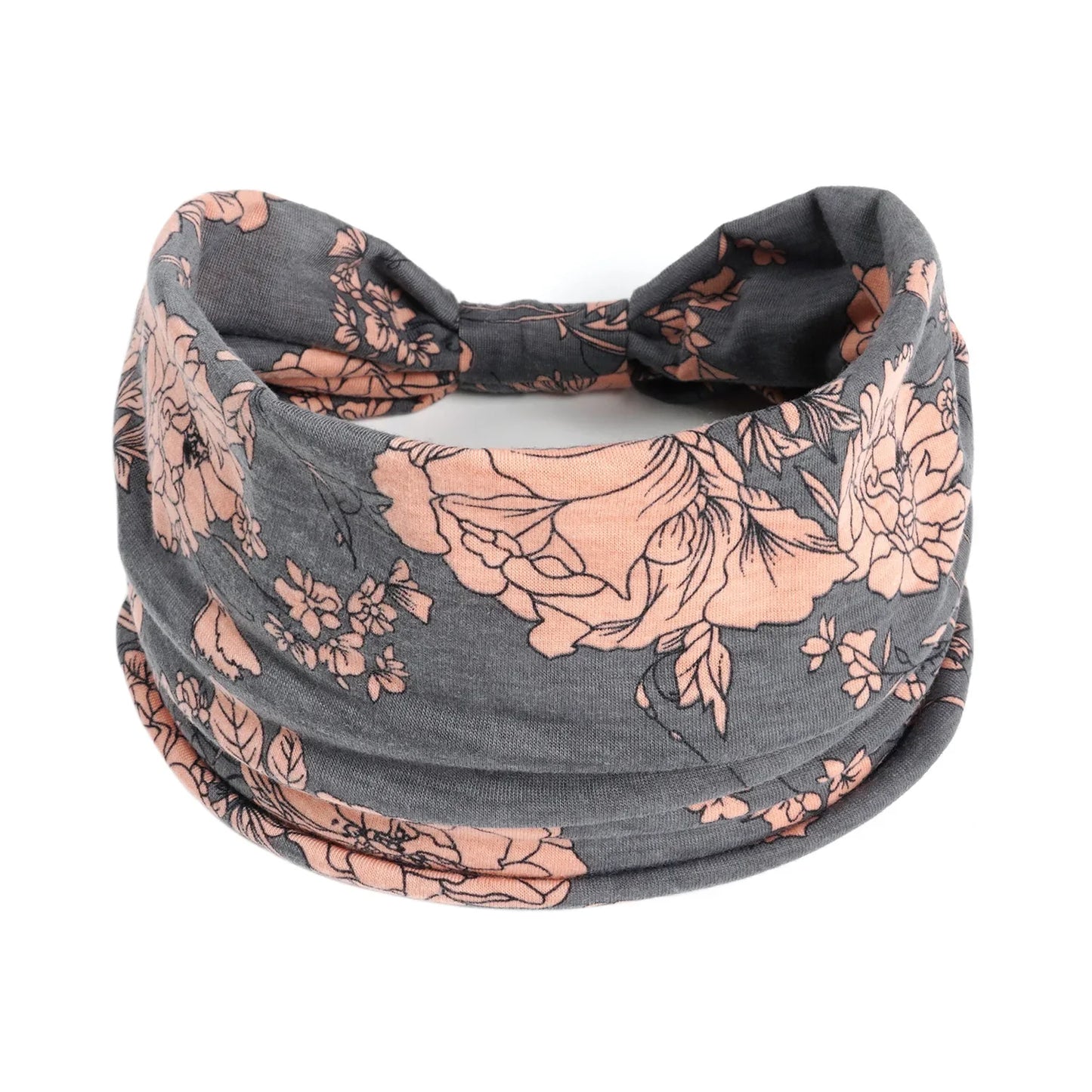 African Headbands for Women and Girls Printed Headwraps Elastic Turban Headscarfs Accessories