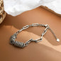 Luxury Love Braided Leaf Bracelet Charm Crystal Wedding Bracelets For Women Anniversary Valentines Day Gifts Aesthetic Jewelry