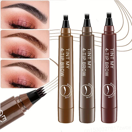 4 Point Eyebrow Pencil 4 Prong Tip Eyebrow Pen 4 Fork Eyebrow Pencil