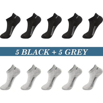 High Quality 10Pairs Men Socks Cotton Size 39-48