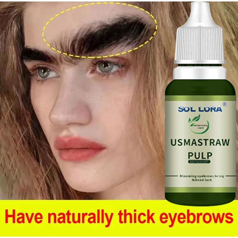 Eyebrow Growth Serum Nourishing Follicles Lashes Enhancer for Intensive Lengthening