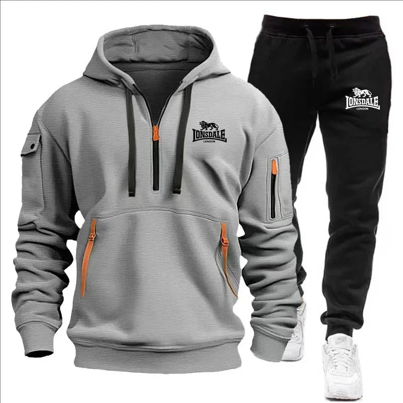 Sports Tracksuit Jogging Men's Casual Sweatshirt Suit High Quality