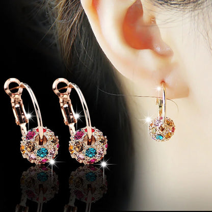 Fashion Trend Earrings Zircon Pendant Earrings