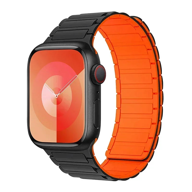 Magnetic Loop Silicone Bracelet iWatch sultra 2 strap