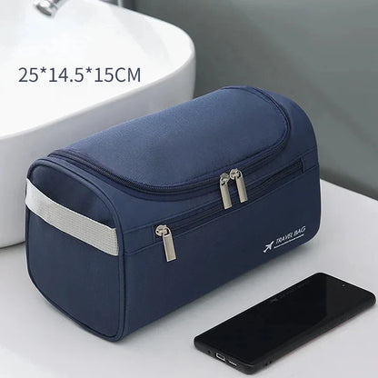 Leather Toiletry Dopp Kit Cosmetic Bag for traveling