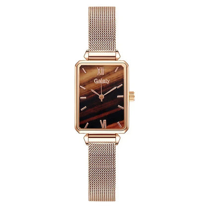 Stainless Steel Ladies Business Quartz Wristwatches