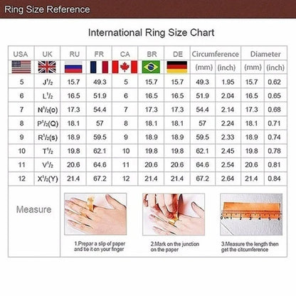 Heart Ring for Women  Metal Inlaid White Zircon Stones