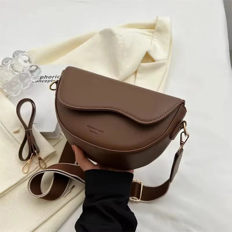 Casual Handbag Soft Leather Shoulder Crossbody Bags for Women