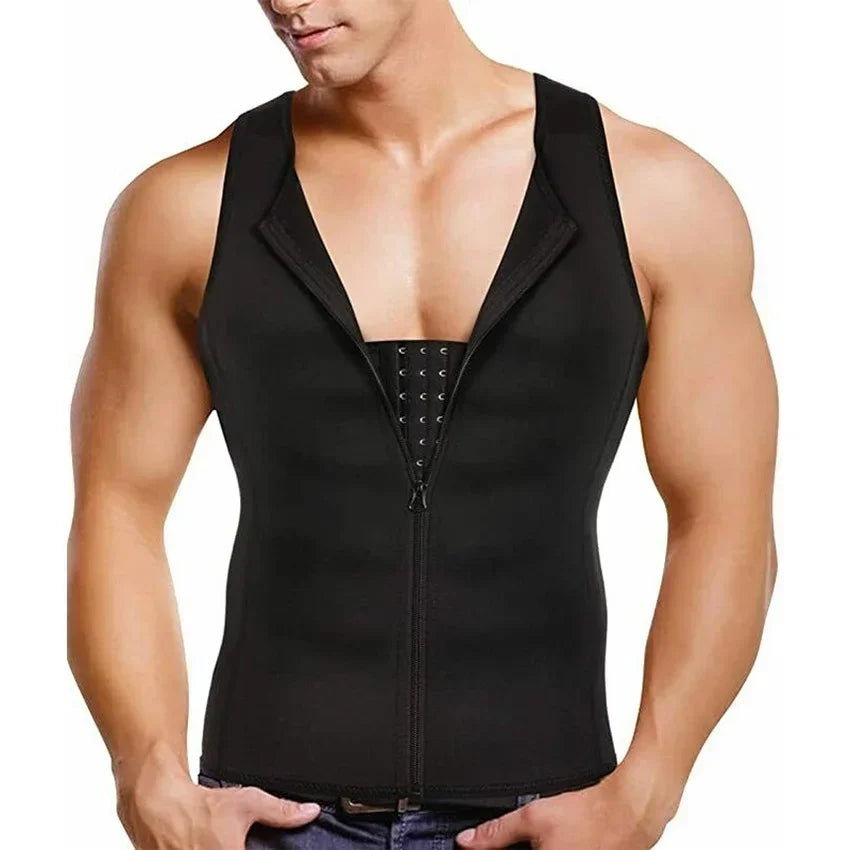 Men Body Shaper abdomen Corset  Sauna Vest