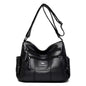 Casual Handbag Soft Leather Shoulder Crossbody Bags for Women