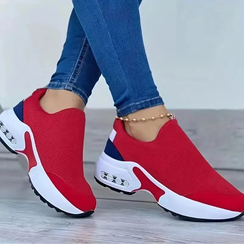 Air cushion shoes, thick sole casual sports shoes