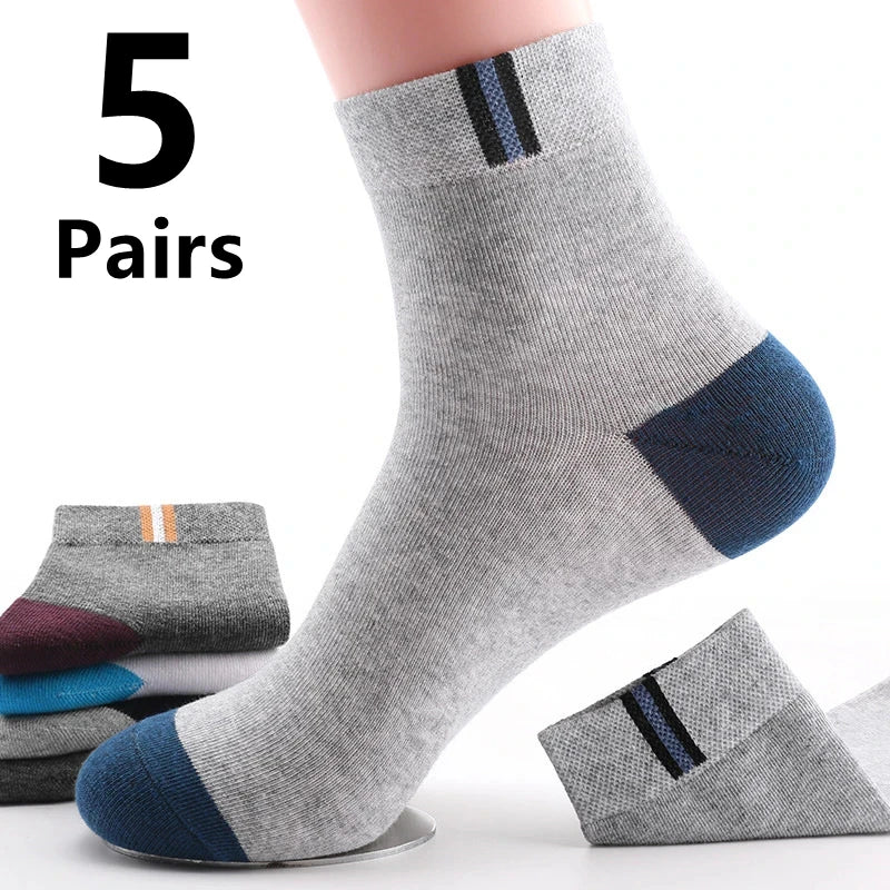 10 Pairs Breathable Cotton Sports Men Socks