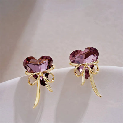 Unique Design Elegant Exquisite Light  Love Earrings