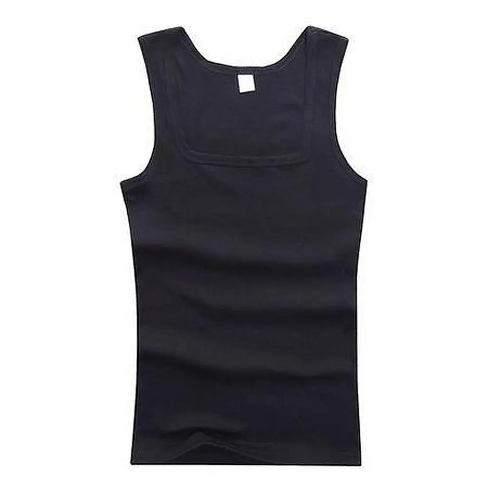 Pure Cotton Sleeveless Men's Basic Elastic Fitness Clothes Muscle Vest